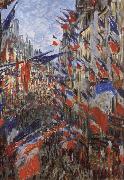 Claude Monet, Rus Saint-Denis,Festivities of 30 June